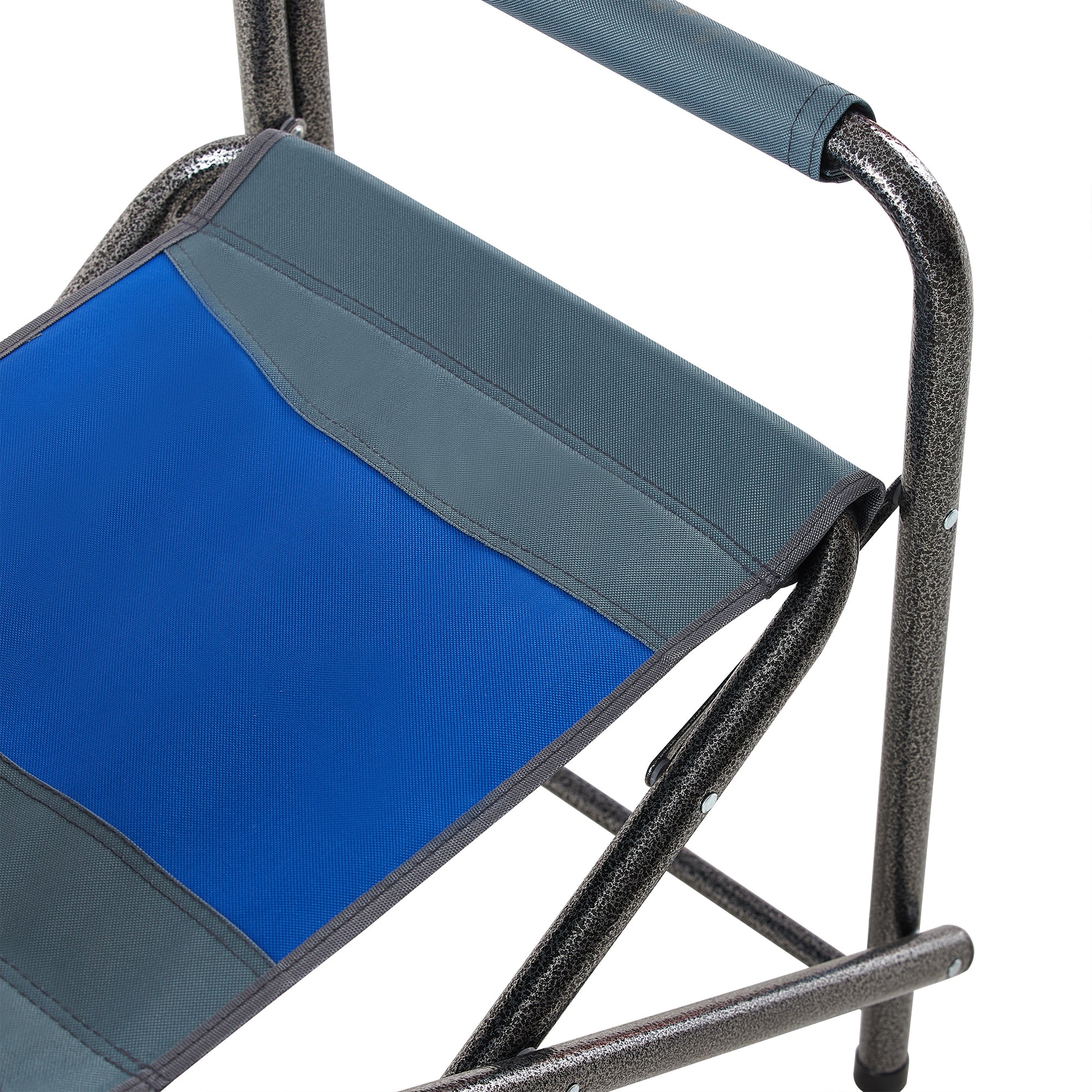 Set of 3 Outdoor Roll up Table and Folding Chair Set Portable Camping Set in Blue_10