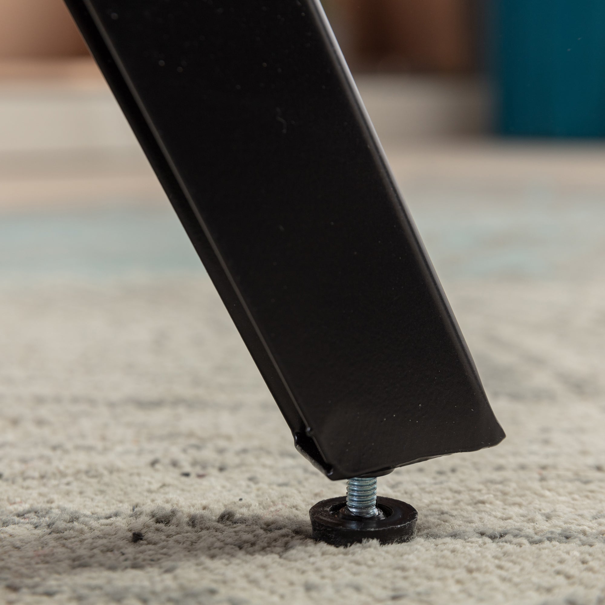 Modern Velvet Fabric Ottoman Lounge Chair with Metal Legs & Footrest Set- Yellow_12