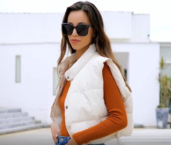 A pair of FEISEDY Women Oversized Vintage Polarized Sunglasses Square Cute Trendy Classic Simple Men B2758 with dark lenses and thin arms.