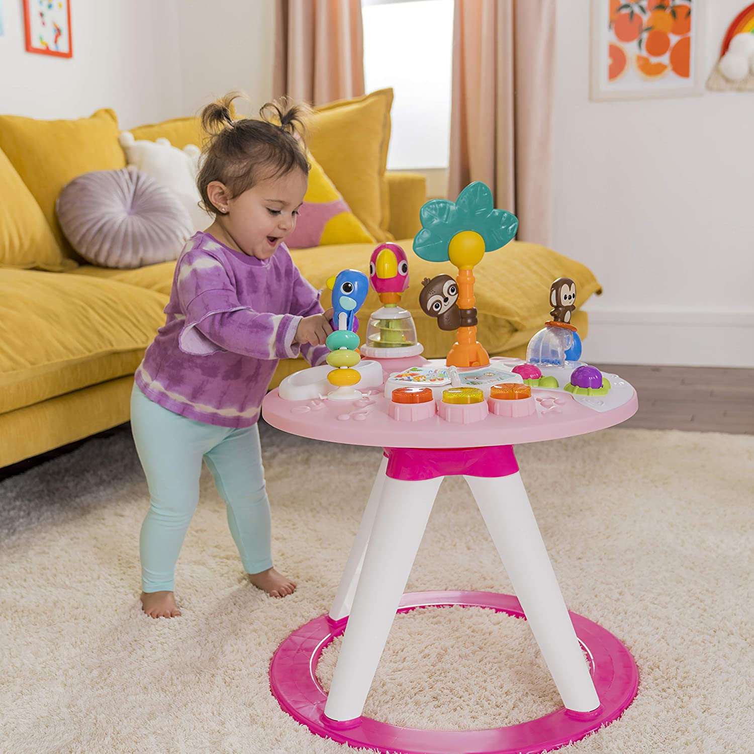 2-In-1 Walk-Around Baby Activity Center & Table