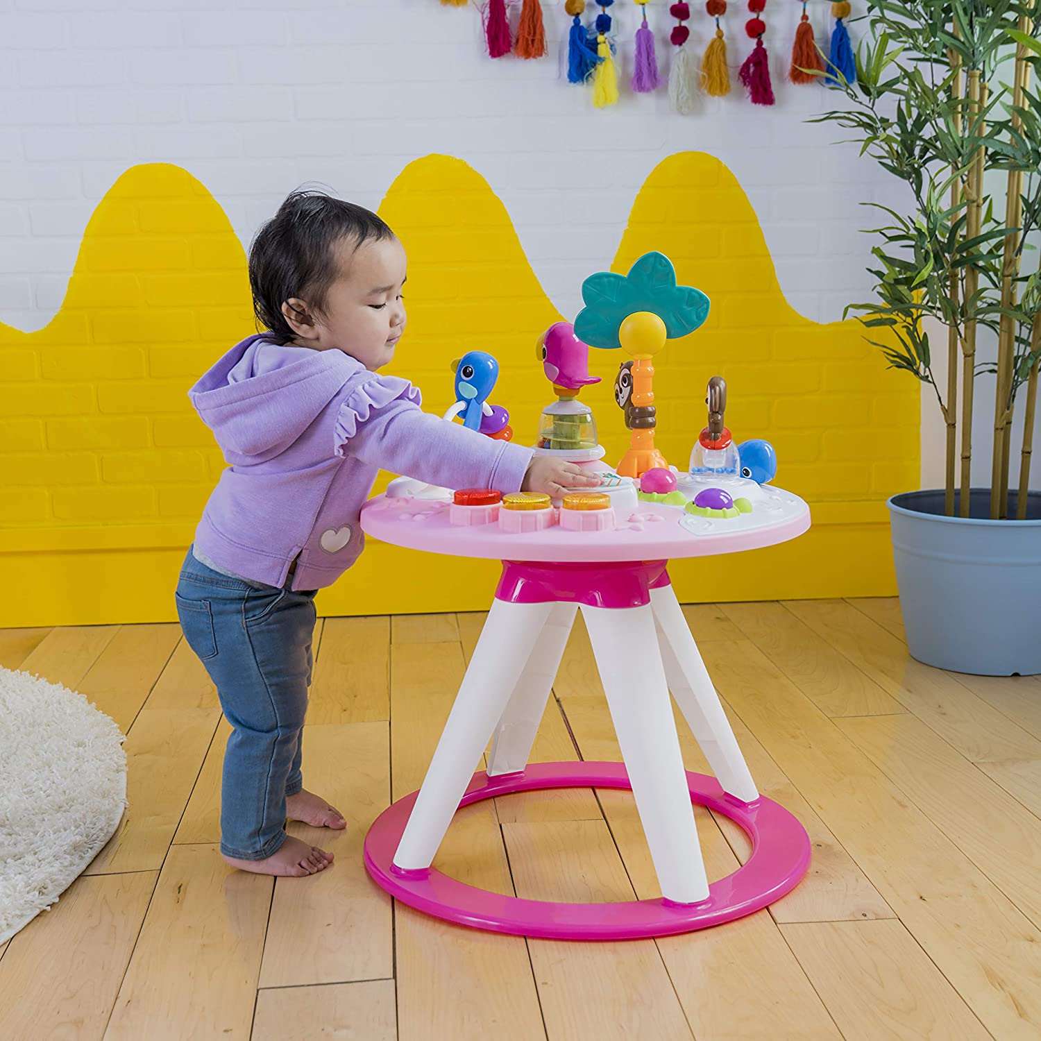 2-In-1 Walk-Around Baby Activity Center & Table