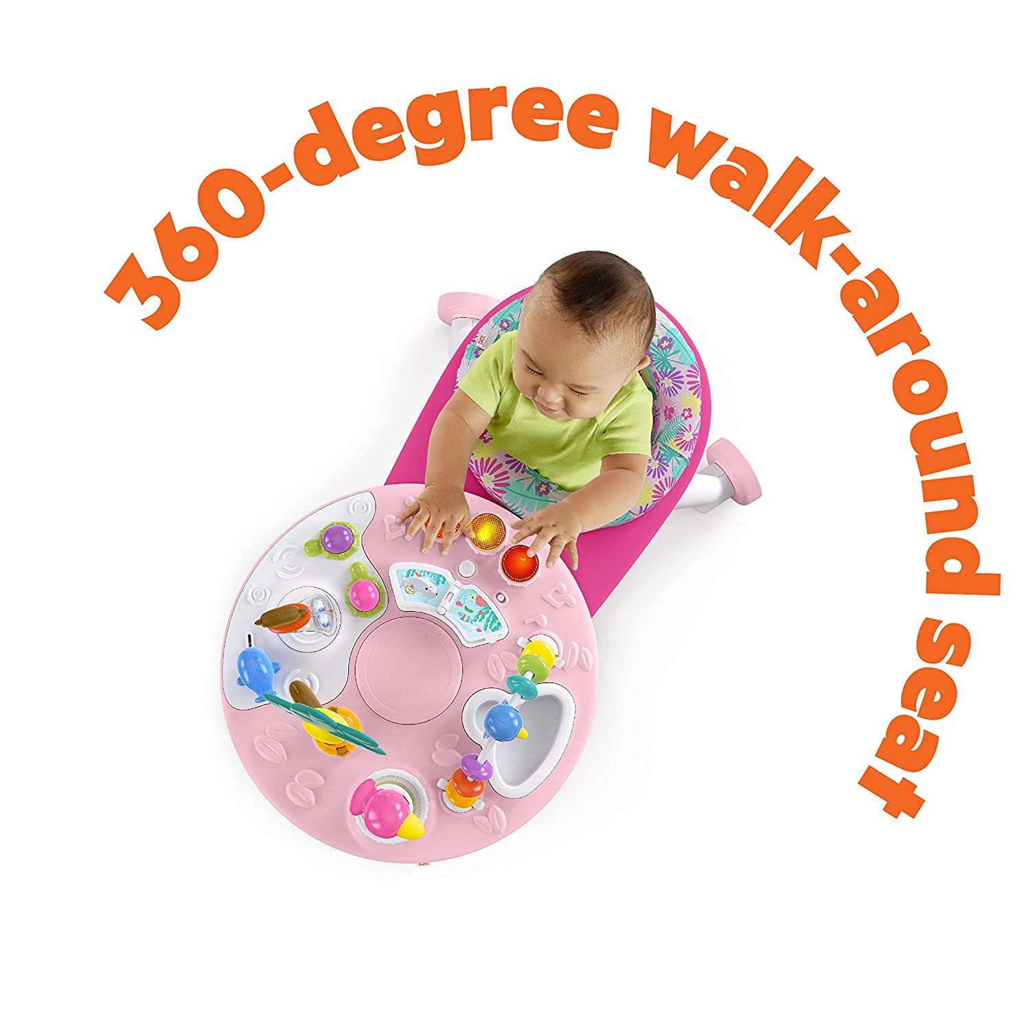 2-In-1 Walk-Around Baby Activity Center & Table