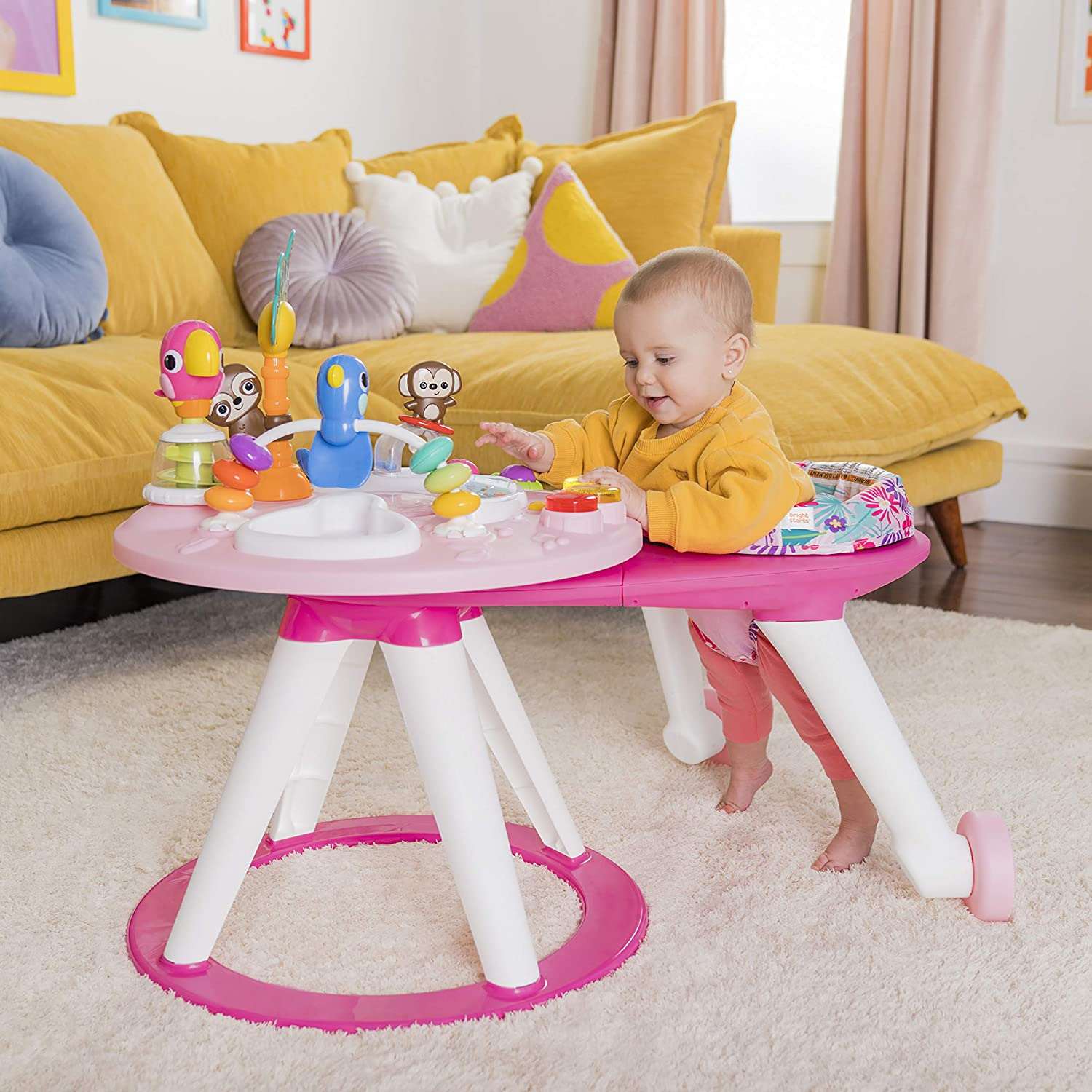 2-In-1 Walk-Around Baby Activity Center & Table