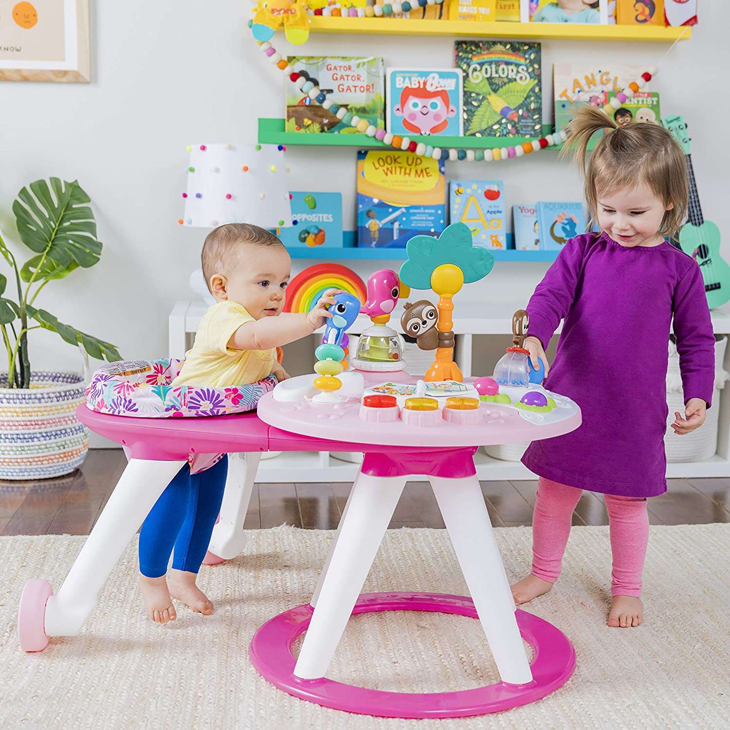 2-In-1 Walk-Around Baby Activity Center & Table