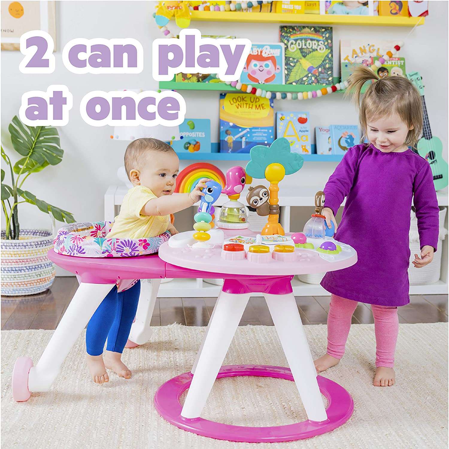 2-In-1 Walk-Around Baby Activity Center & Table