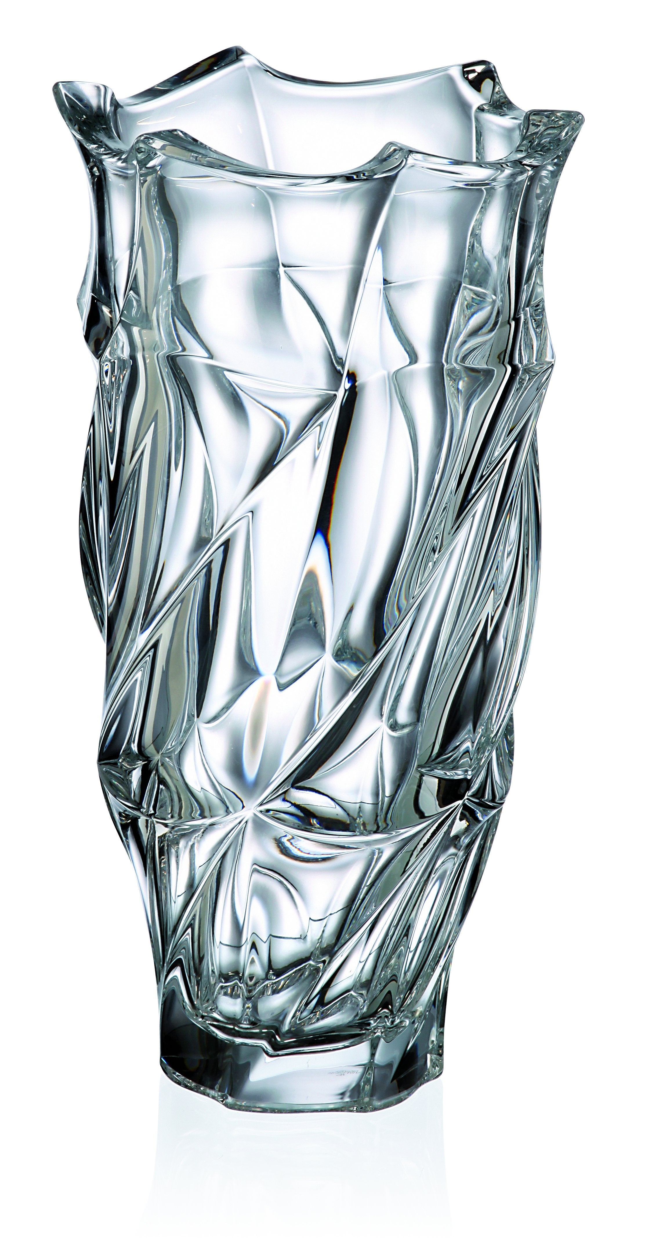 A FLAMENCO White Vase by Pink Aether on a white background.