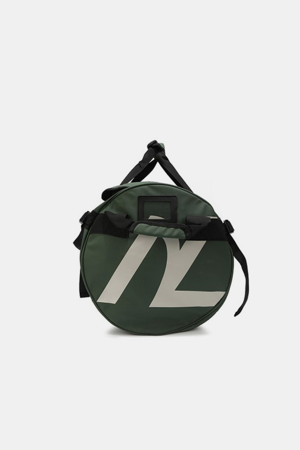 The Nicole Lee USA Large Duffel Bag is a lightweight, green bag with black straps and handles, featuring the "Nicole Lee USA" logo in the center and offering versatile carrying options.