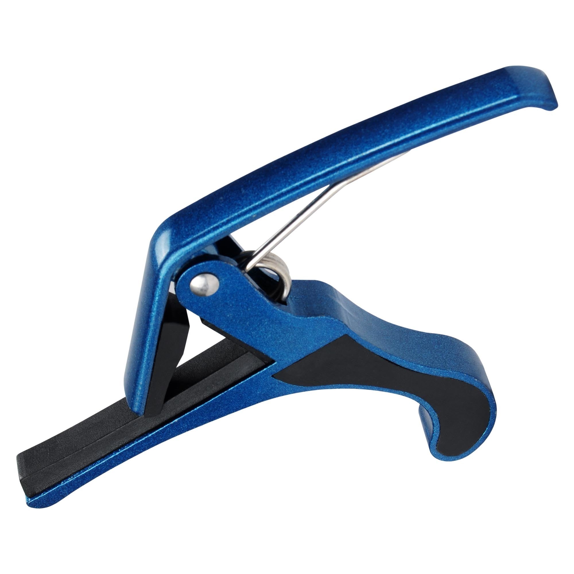 Aluminum alloy Guitar Capo isolated on a white background.