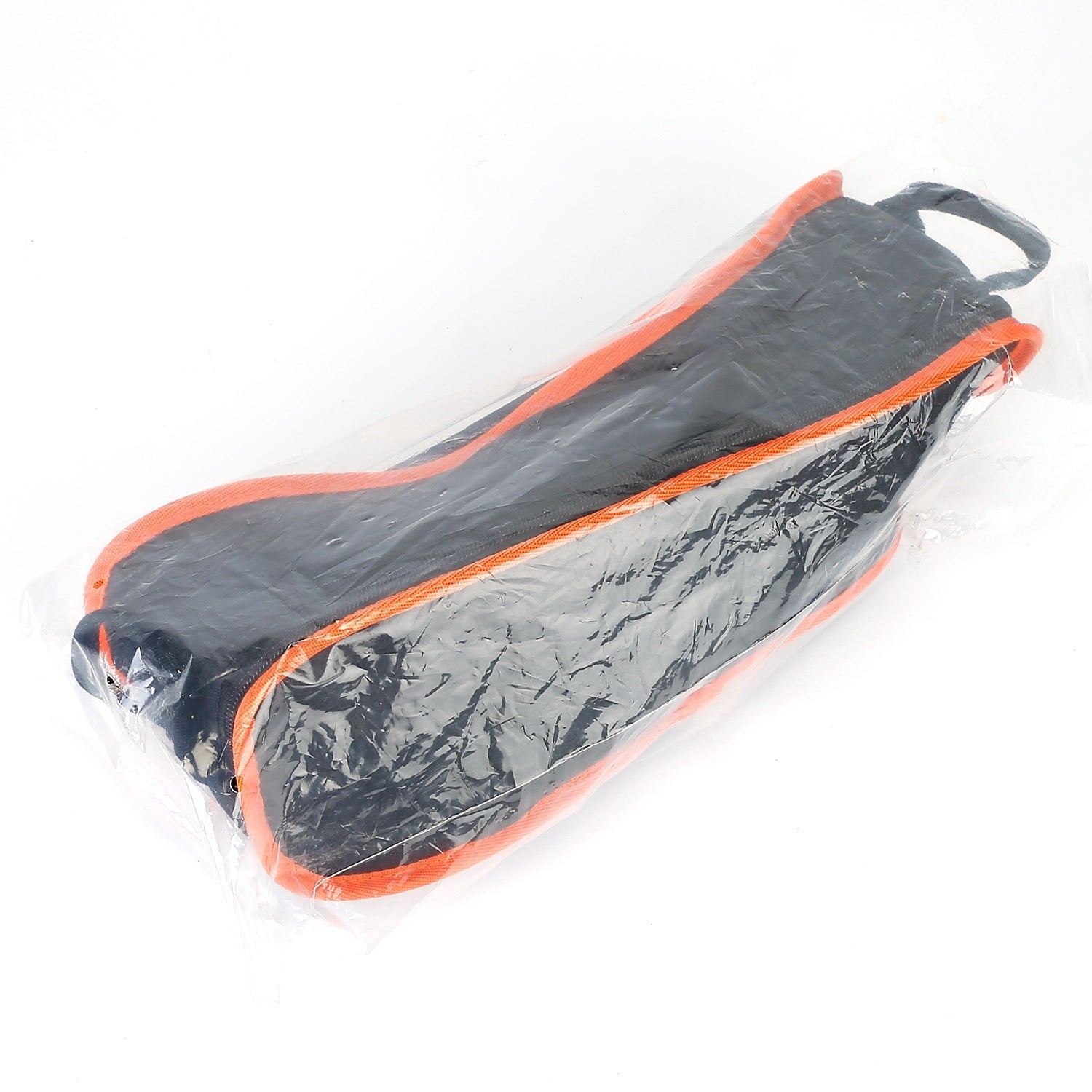 A lightweight and black Foldable Camping Chair Collapsible Ultra-light Camping Chair Backpacking Chair for Outdoor Camping Fishing BBQ Beach Picnic with a mesh backrest and storage pouches on a white background.