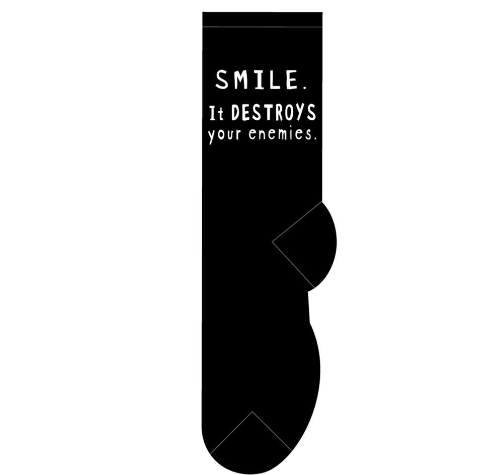 Black What'd You Say? Sox 5 PACK featuring white text that reads "The first 5 days after the weekend are the hardest," presented vertically.