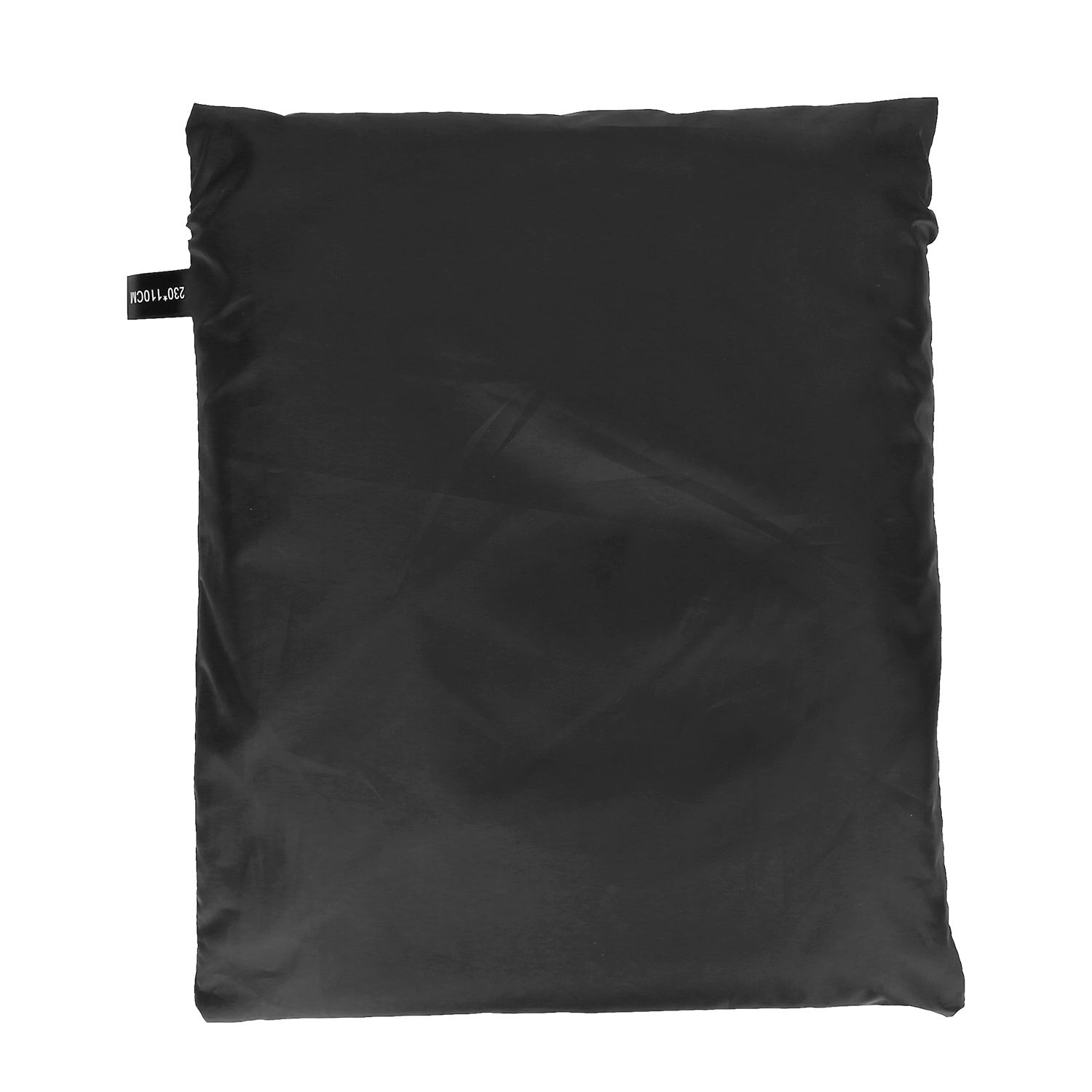 A Circular Table Cover UV Water Resistant Outdoor Furniture Protector fitting over a round table, with the table's legs visible.