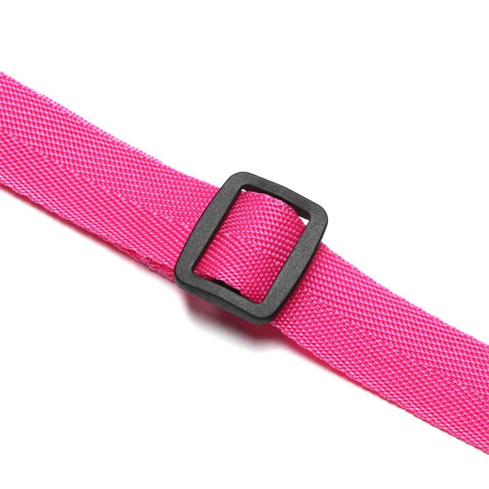 Black mesh Water and Phone bag with a shoulder strap and a blue water bottle partially visible at the top.