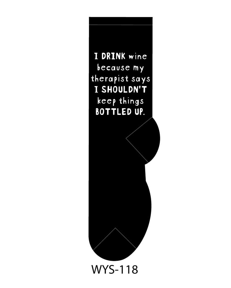 Black What'd You Say? Sox 5 PACK featuring white text that reads "The first 5 days after the weekend are the hardest," presented vertically.