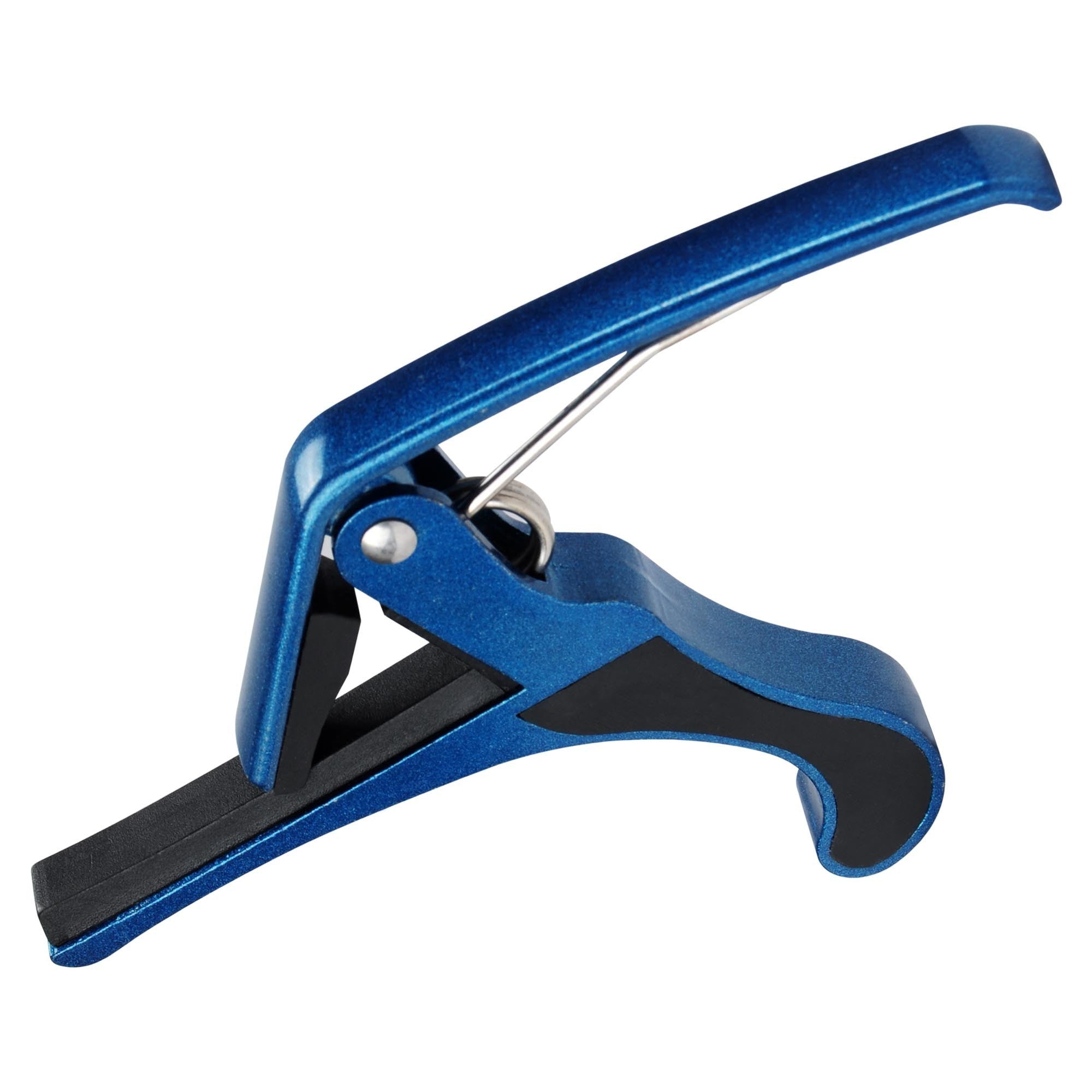 Aluminum alloy Guitar Capo isolated on a white background.