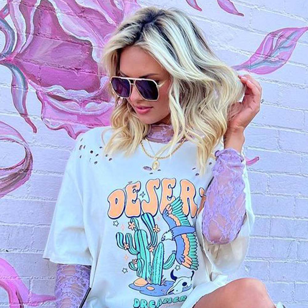 A pair of Goldie sunglasses with brown lenses.