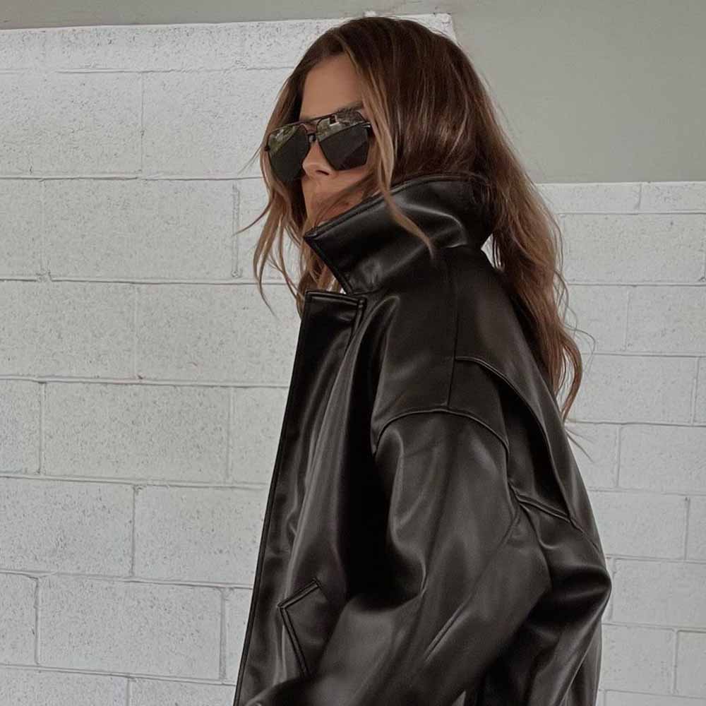 A pair of Goldie sunglasses with brown lenses.