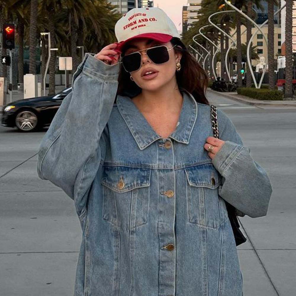 A pair of Goldie sunglasses with brown lenses.