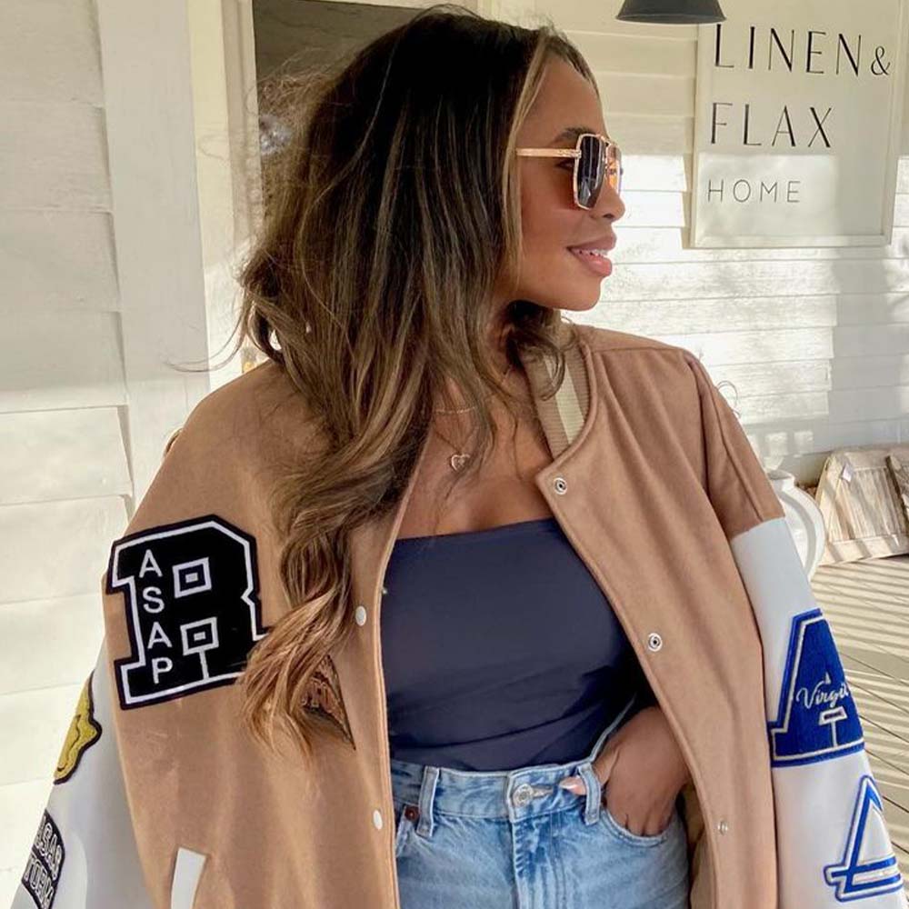 A pair of Goldie sunglasses with brown lenses.