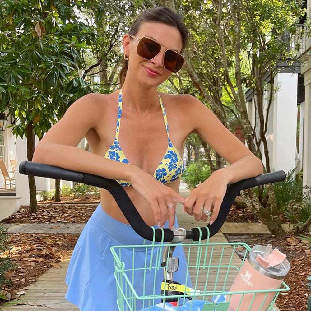 A pair of Goldie sunglasses with brown lenses.