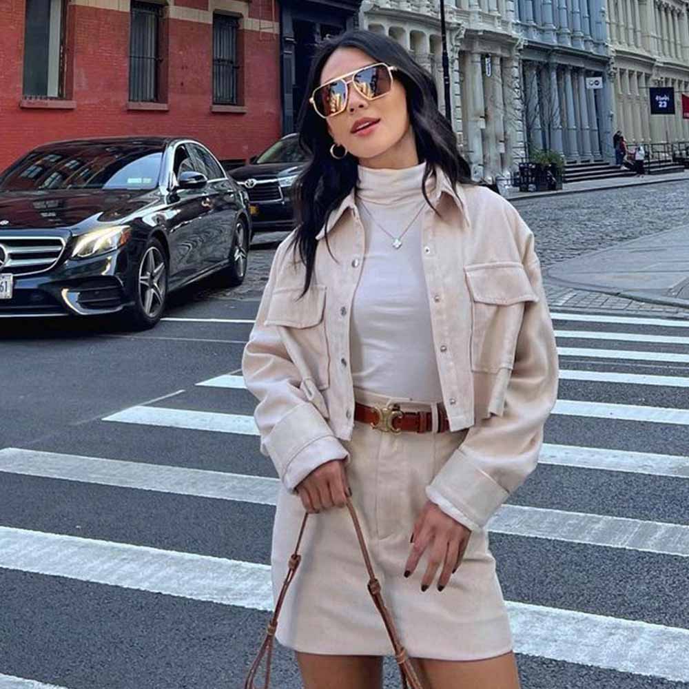 A pair of Goldie sunglasses with brown lenses.