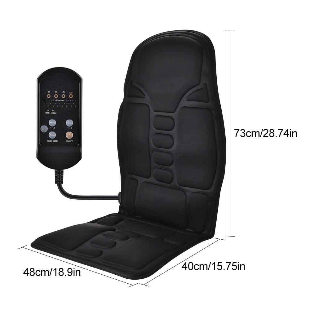 This Portable Vibrating Heat Therapy Massage Cushion Mattress combines the soothing effects of vibration massage with a comforting heat function. It is designed to alleviate muscle pain and tension through its powerful motors.