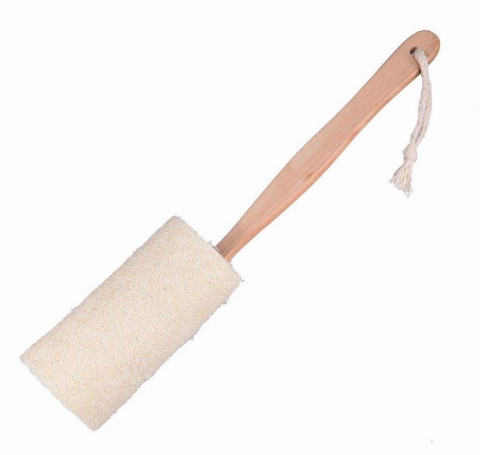 Introducing the Zero-Waste Bath Accessories Bundle, featuring eco-friendly bamboo essentials such as a body brush, comb, soap dish, toothbrush, loofah, and facial brush against a white background.