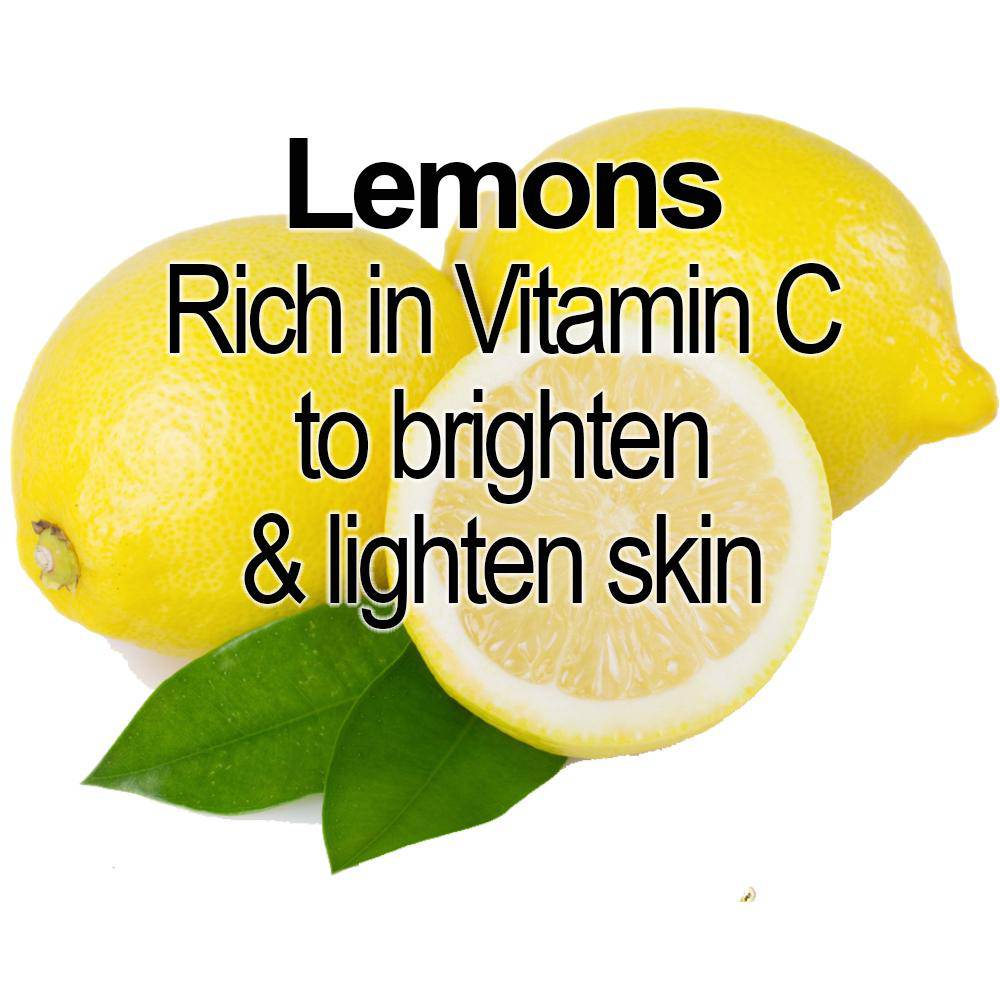 A bottle of Organic Vitamin C Skin Brightening Cleanser with a lemon scent, designed to even skin tone, 8.2 oz size.