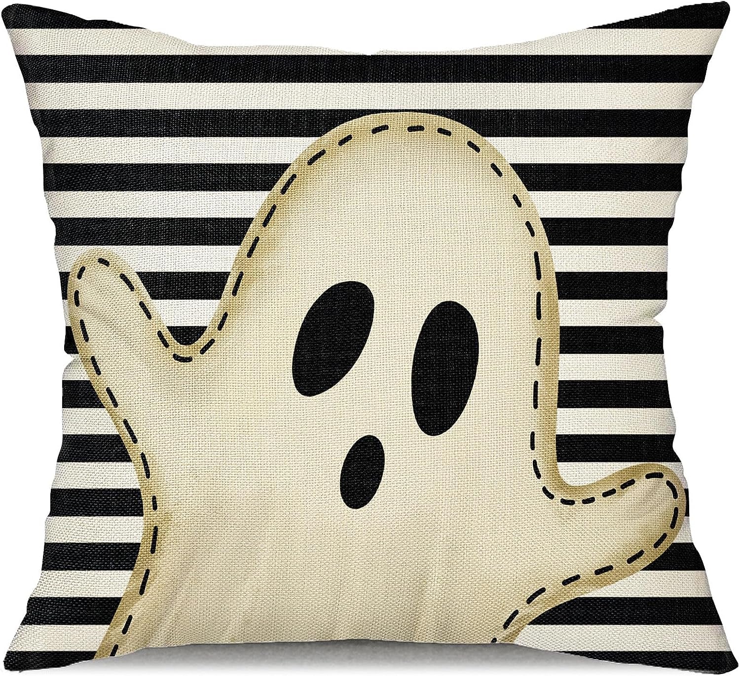 Halloween Pillow Cover 12X20 Set of 2 Ghost Halloween Lumbar Pillow Covers Decorations Outdoor Halloween Pillows Decorative for Halloween Home Decor for Sofa