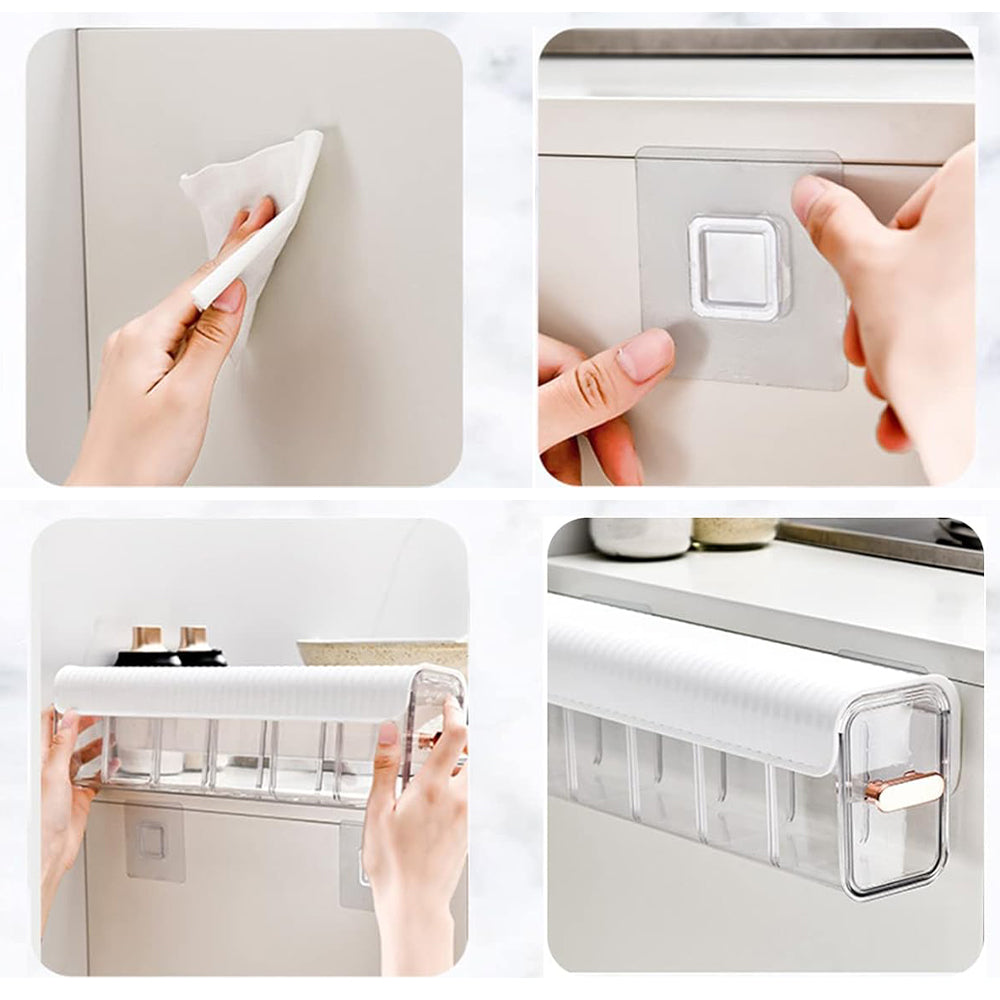 6-Cell Wall Mounted Socks and Underwear Drawer Organizer Efficient Storage Solution_8