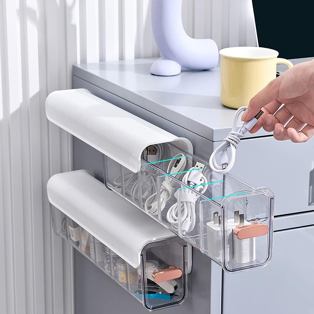 6-Cell Wall Mounted Socks and Underwear Drawer Organizer Efficient Storage Solution_11