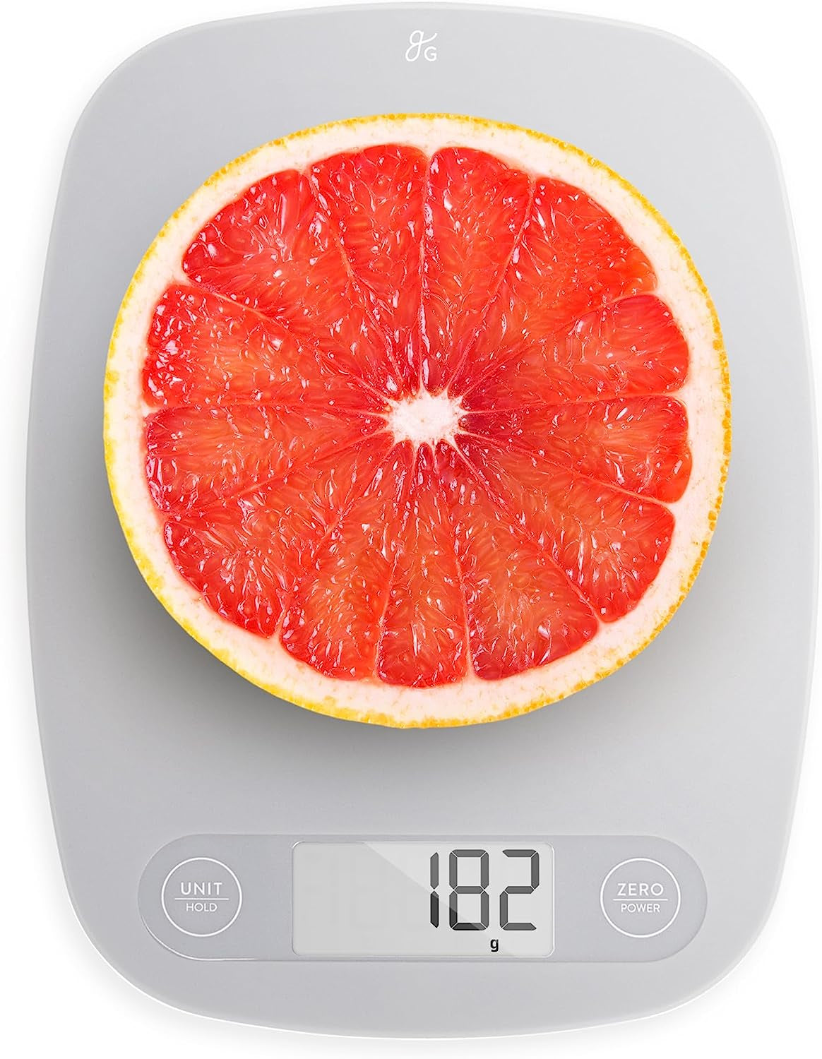 Eggshell White Food Scale - Digital Display Shows Weight in Grams, Ounces, Milliliters, and Pounds | Perfect for Meal Prep, Cooking, and Baking | Designed in St. Louis