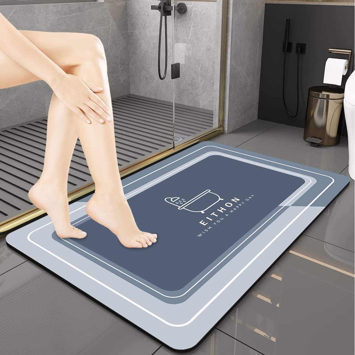 Non Slip Soft Wrinkle Free Bathroom Rug