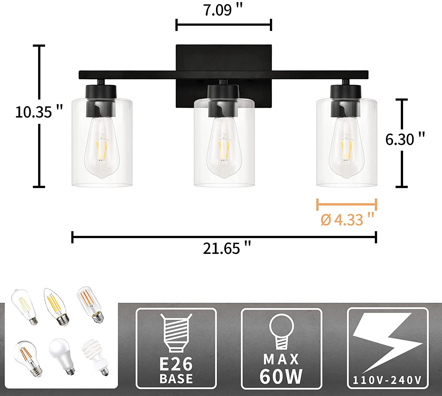 Bathroom Vanity Light Fixtures 