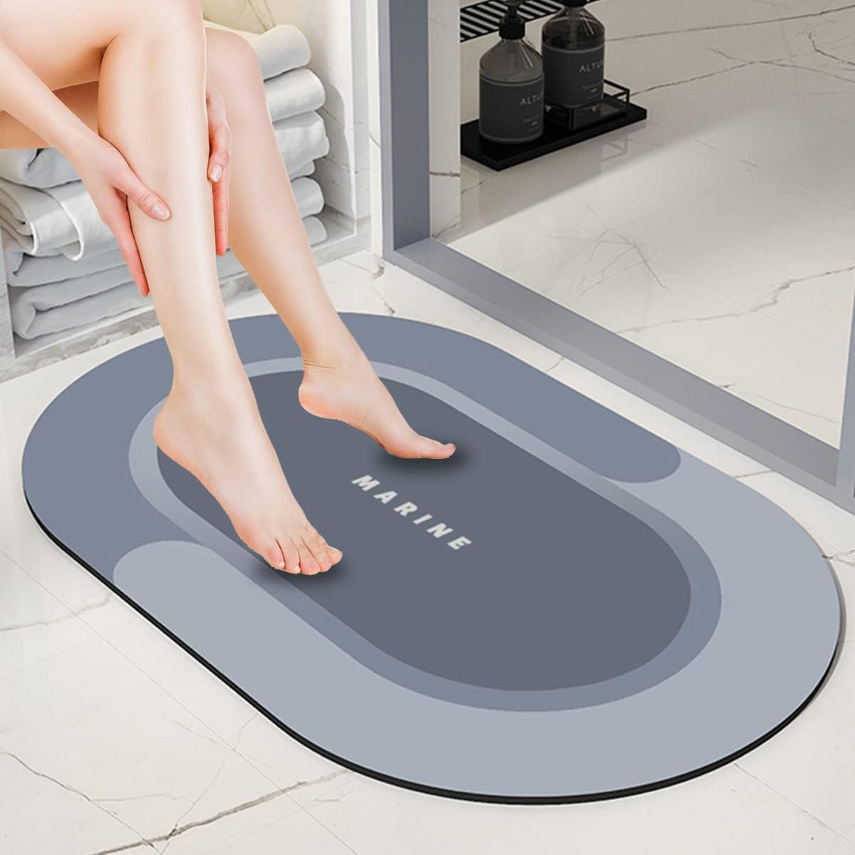 Non Slip Soft Wrinkle Free Bathroom Rug