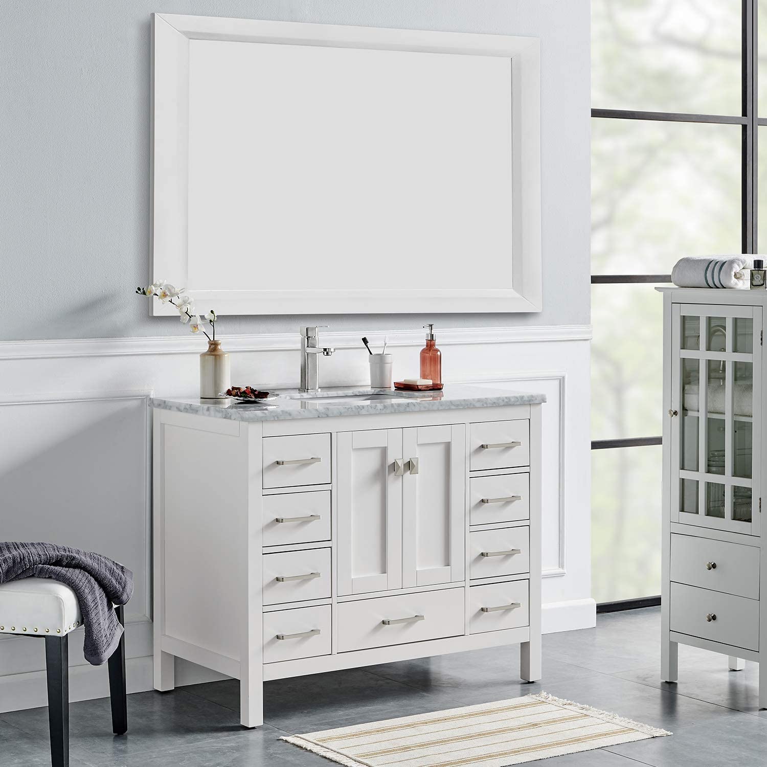 Transitional Bathroom Vanity 