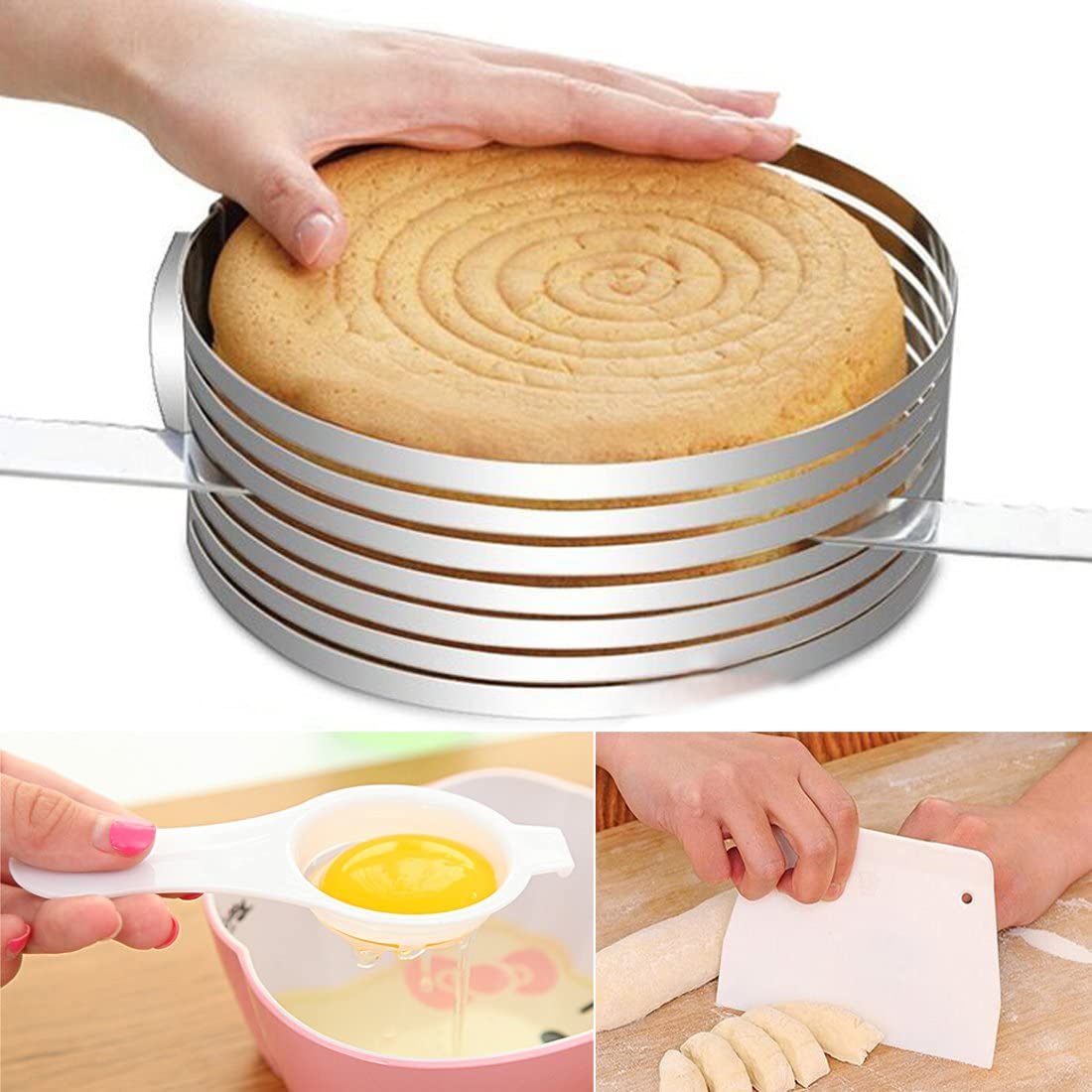 Layered Slicer Cake Ring Set