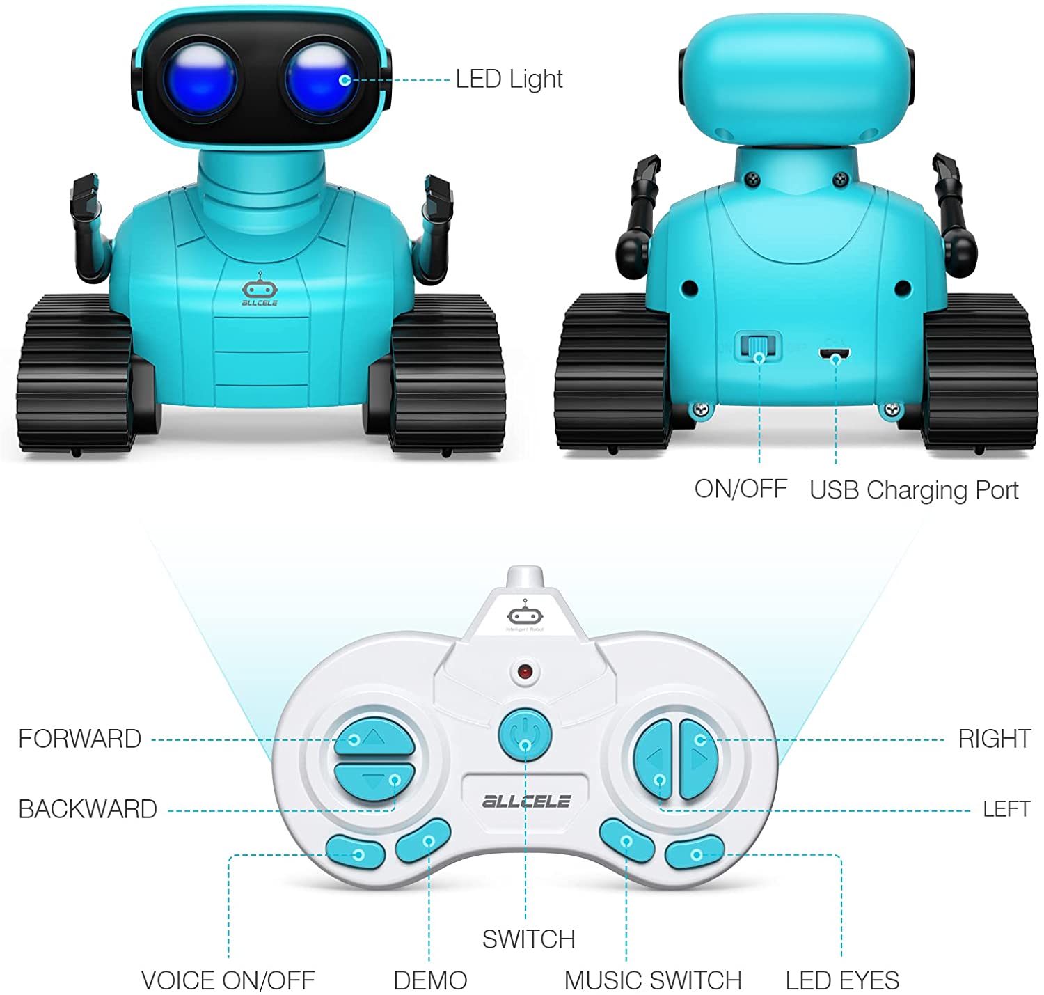 Rechargeable RC Robots 