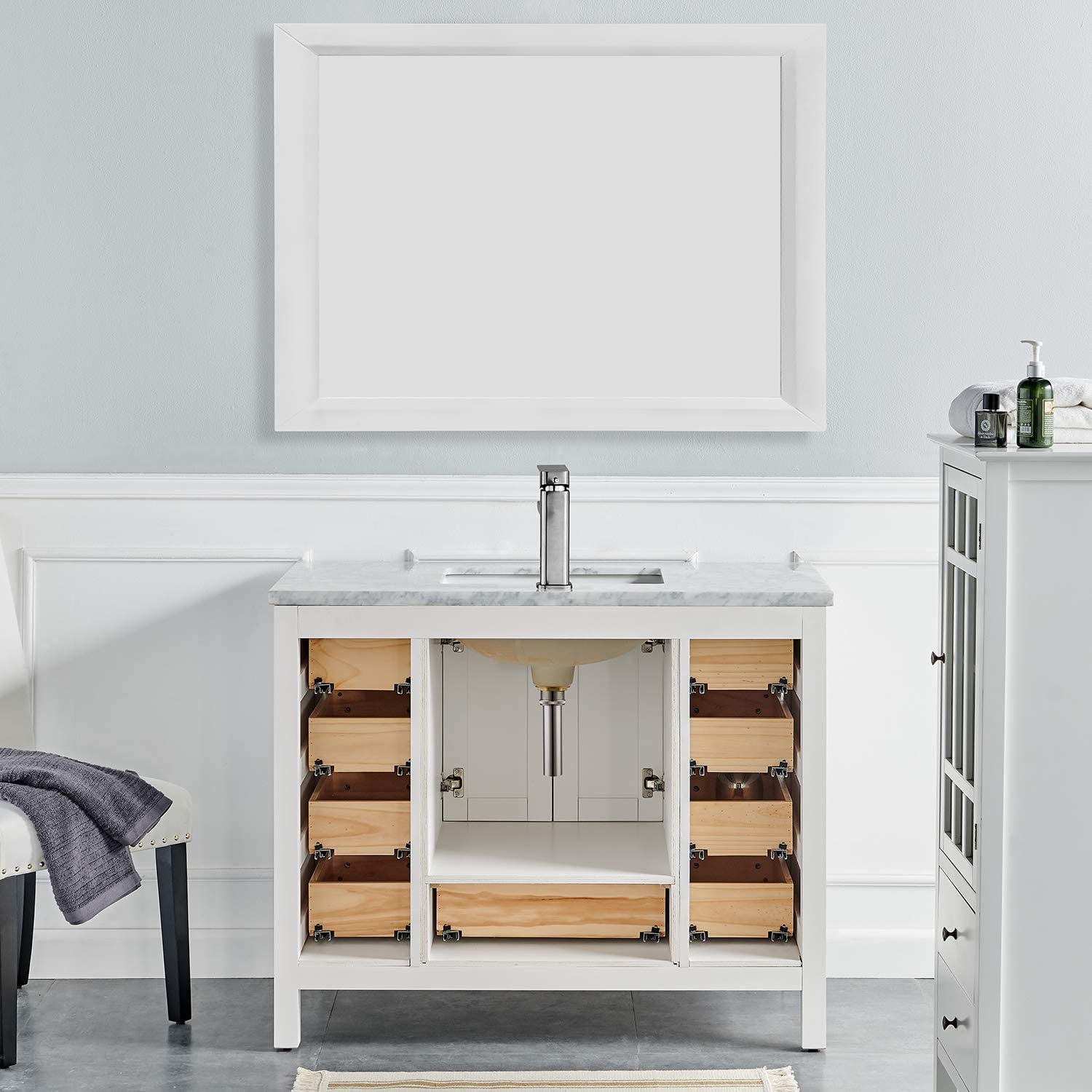 Transitional Bathroom Vanity 