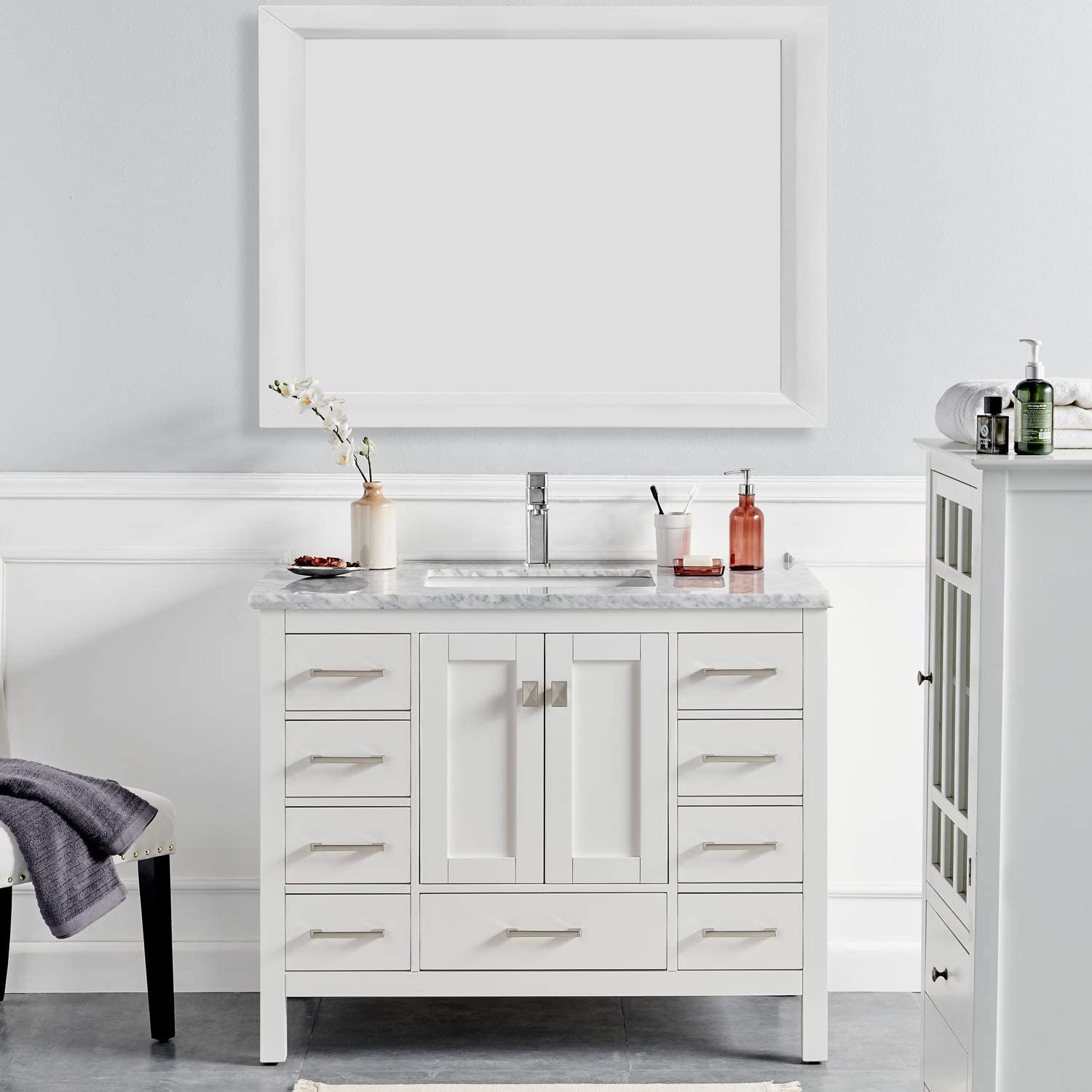 Transitional Bathroom Vanity 