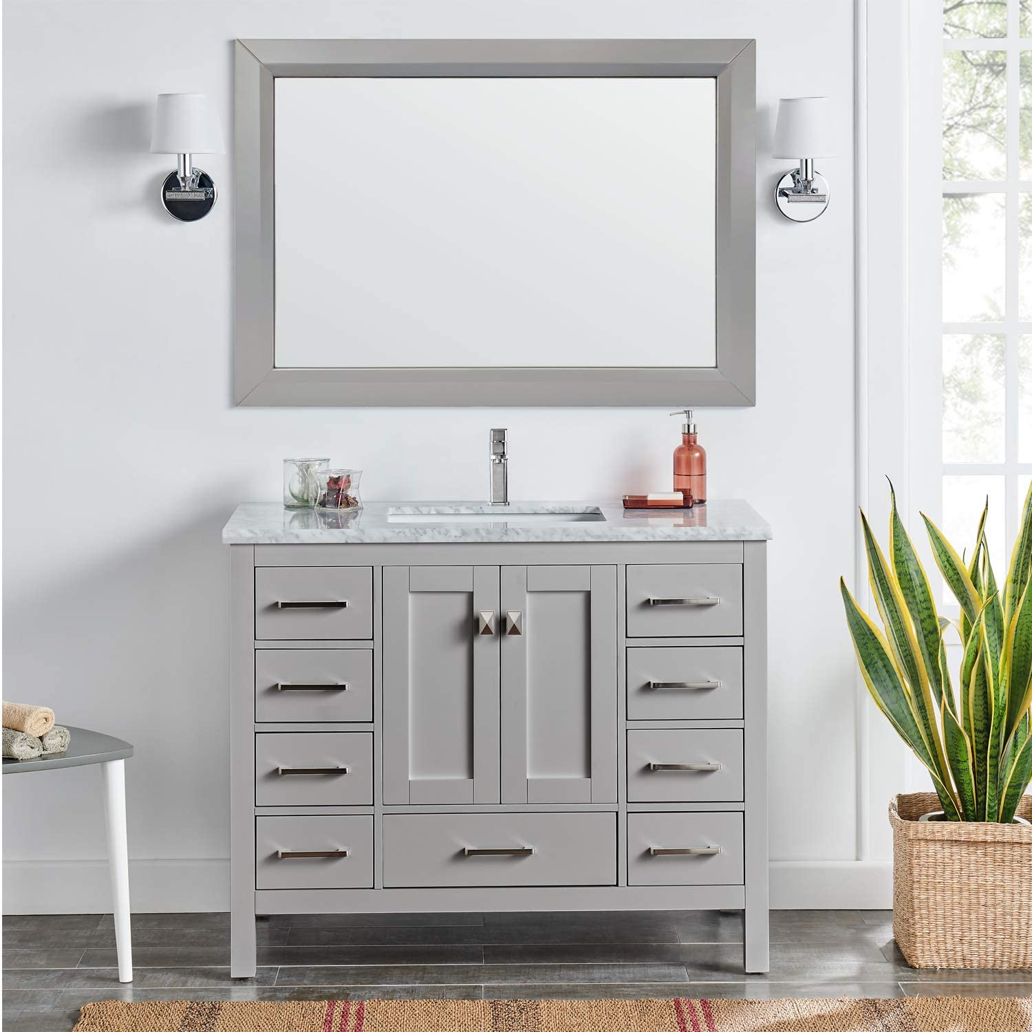 Transitional Bathroom Vanity 