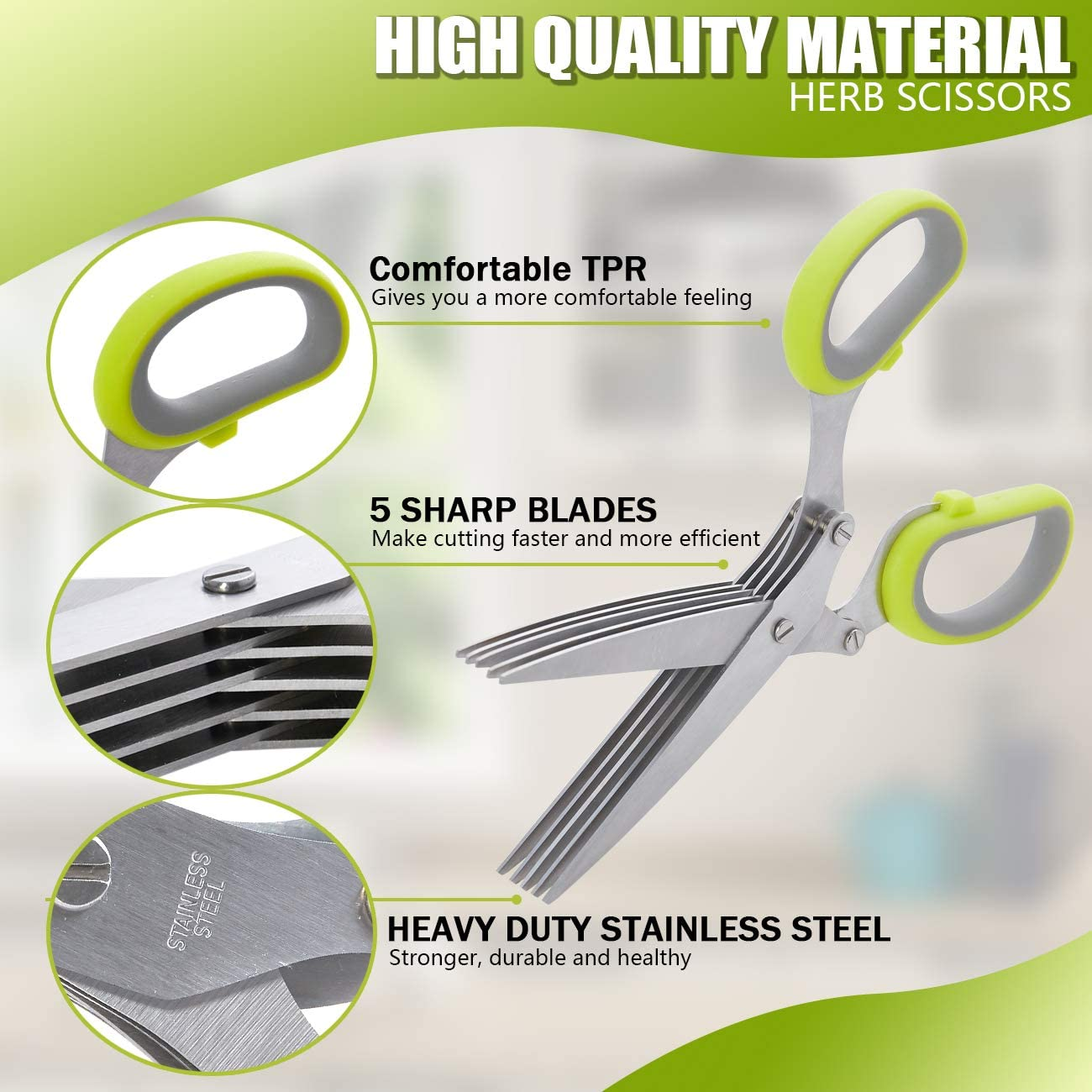 Multi Stainless Steel Kitchen Chopping Shear