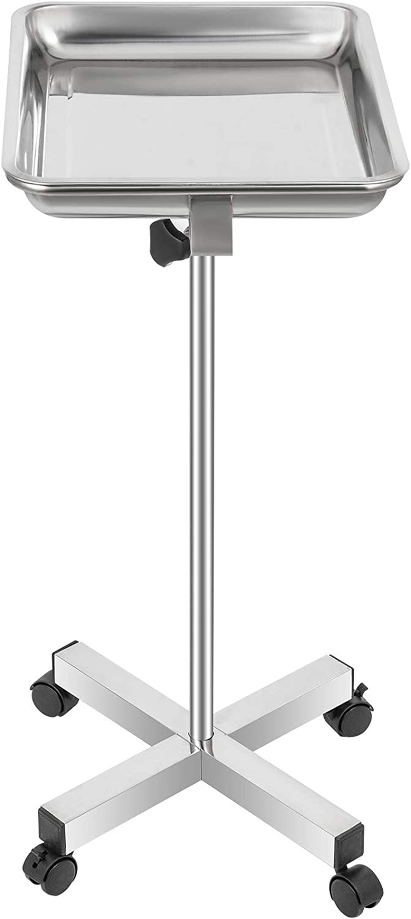 Adjustable Stainless Steel Mayo Tray Stand 
