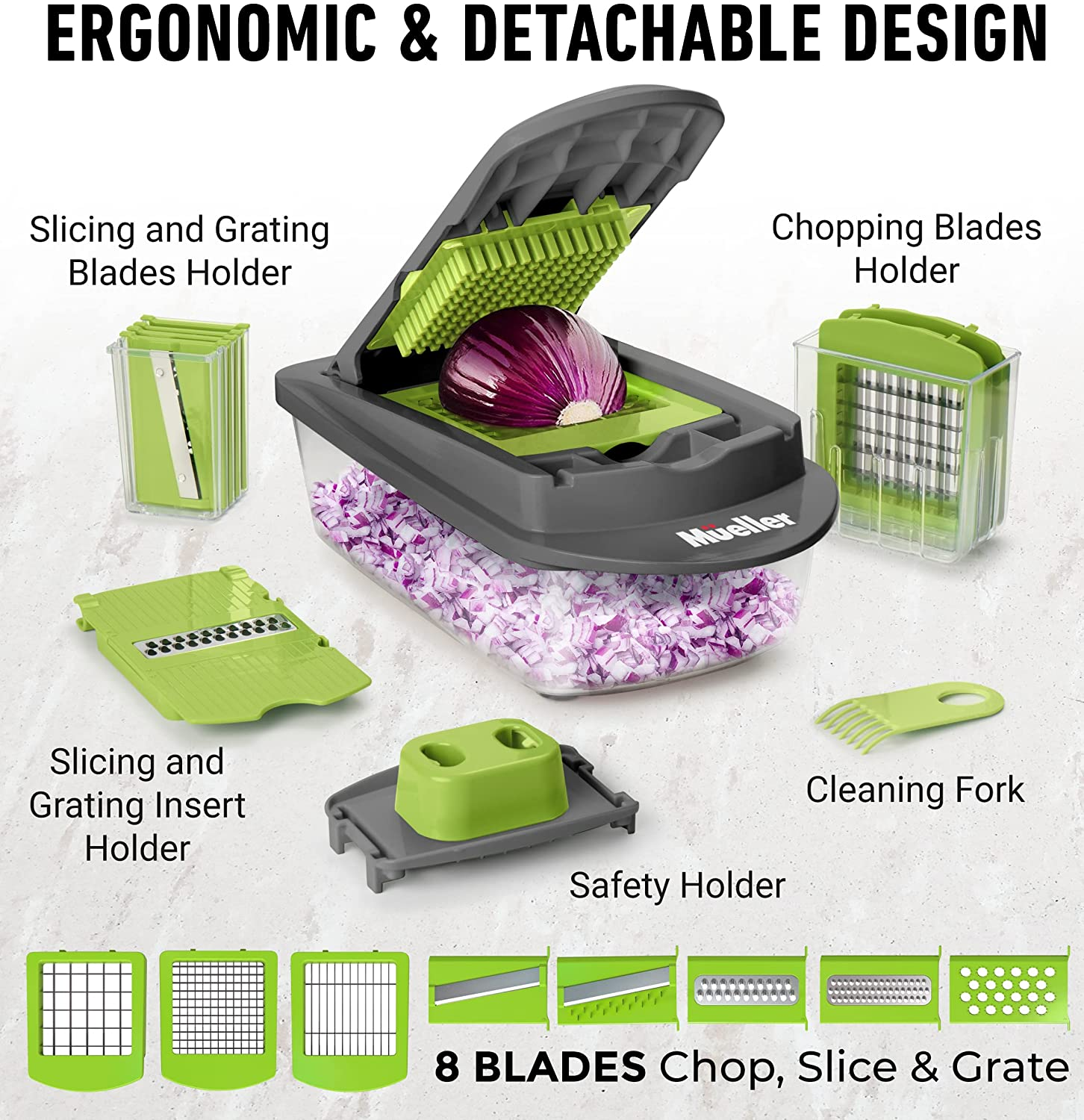 8 Blade Vegetable Slicer
