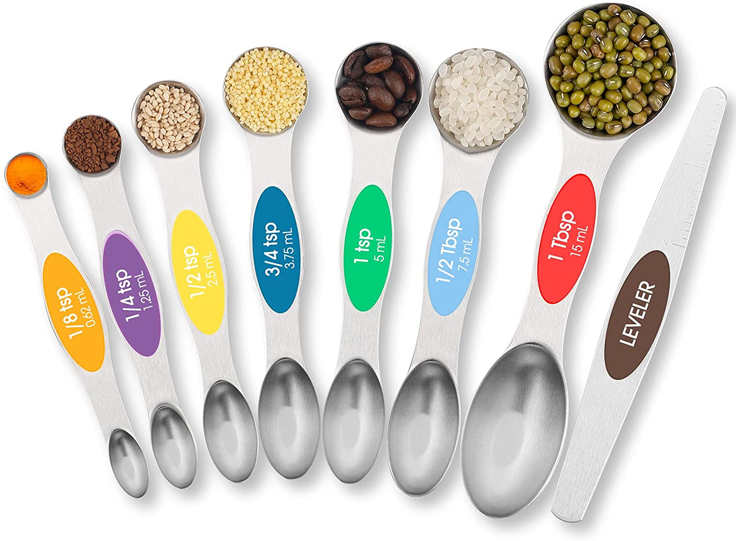 Magnetic Measuring Spoons Set