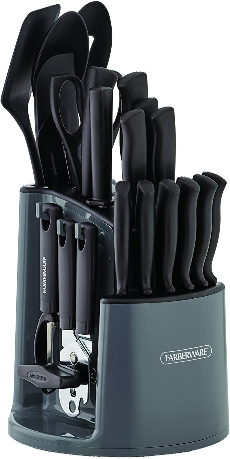 Spin-And-Store Knife and Kitchen Tool Set 