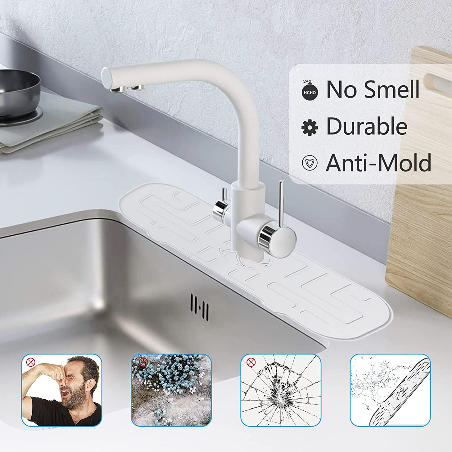 Silicone Sink Faucet Mat