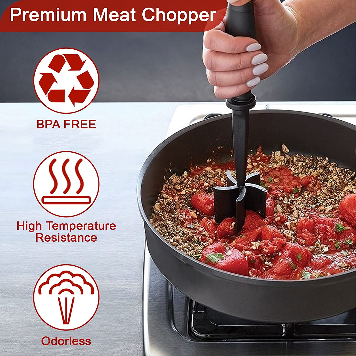 Premium Heat Resistant Masher and Smasher