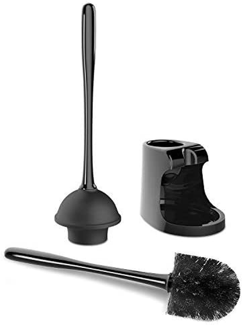 Toilet Plunger and Bowl Brush Combo 