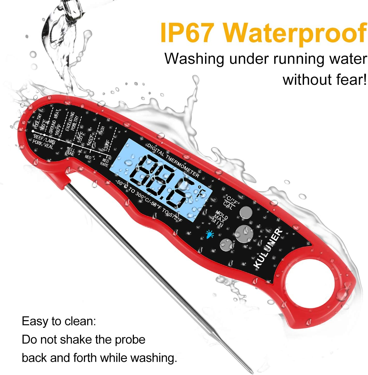 Waterproof Digital Food Thermometer