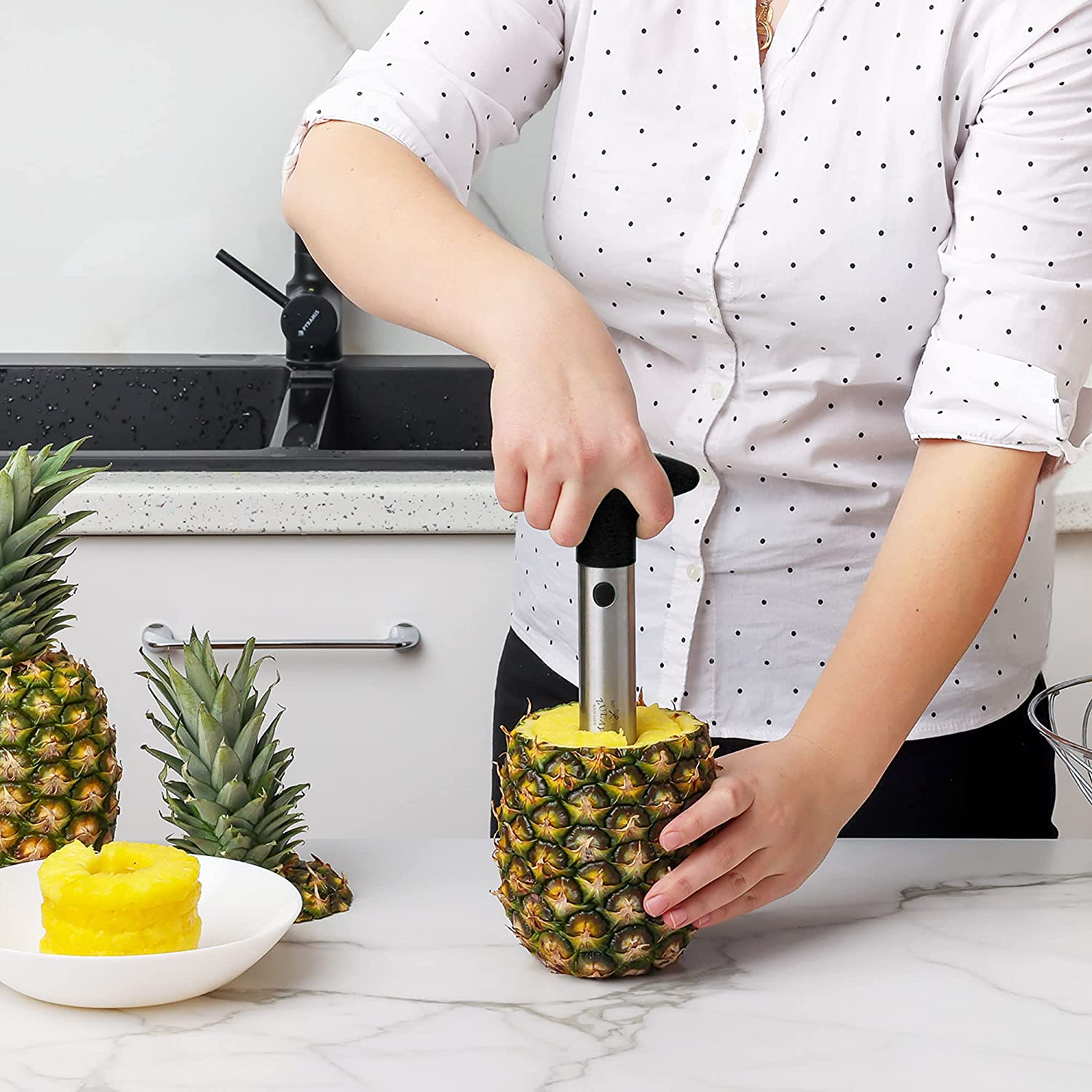 Pineapple Corer and Slicer Tool 